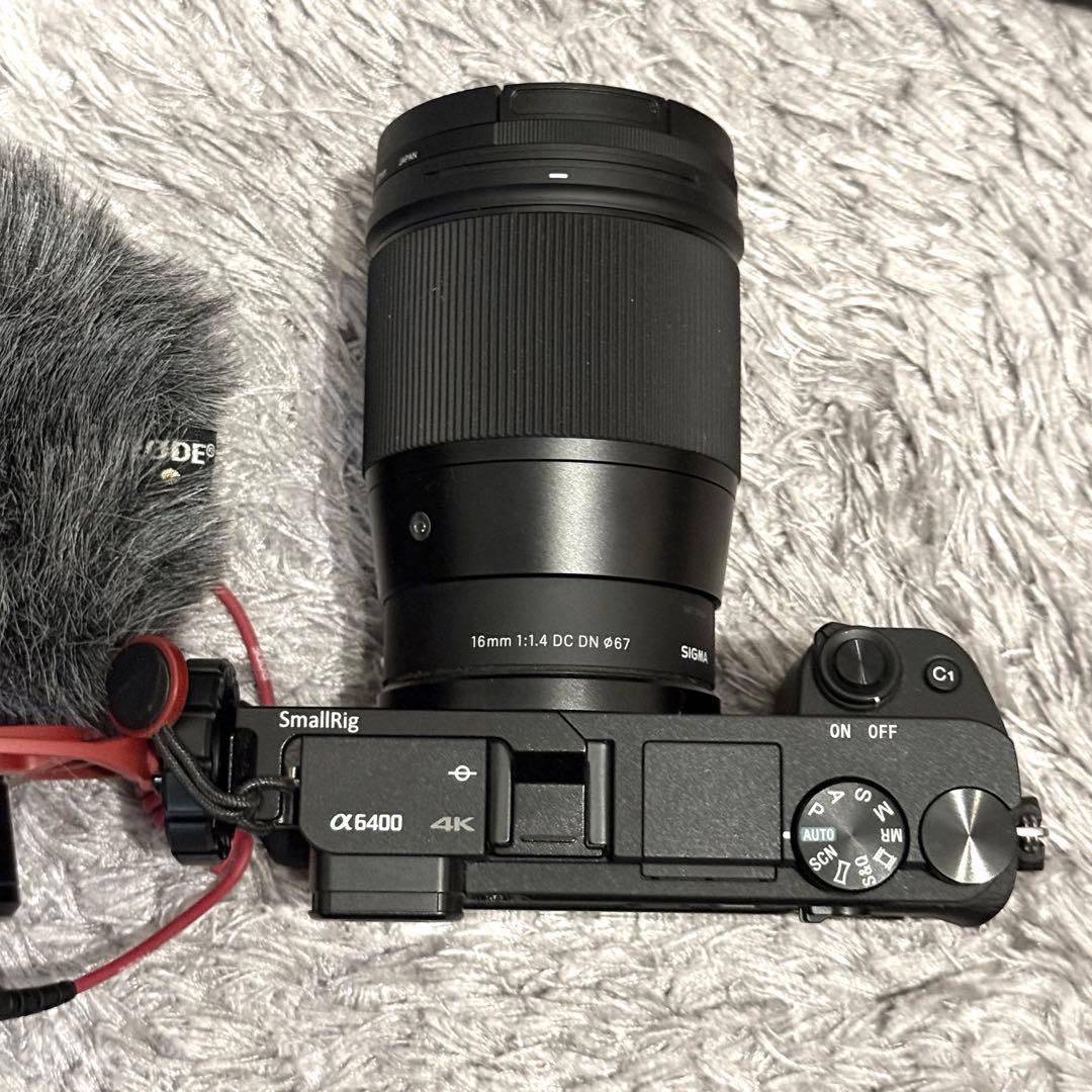 SONY α6400 Sigma 16mm F1.4セット