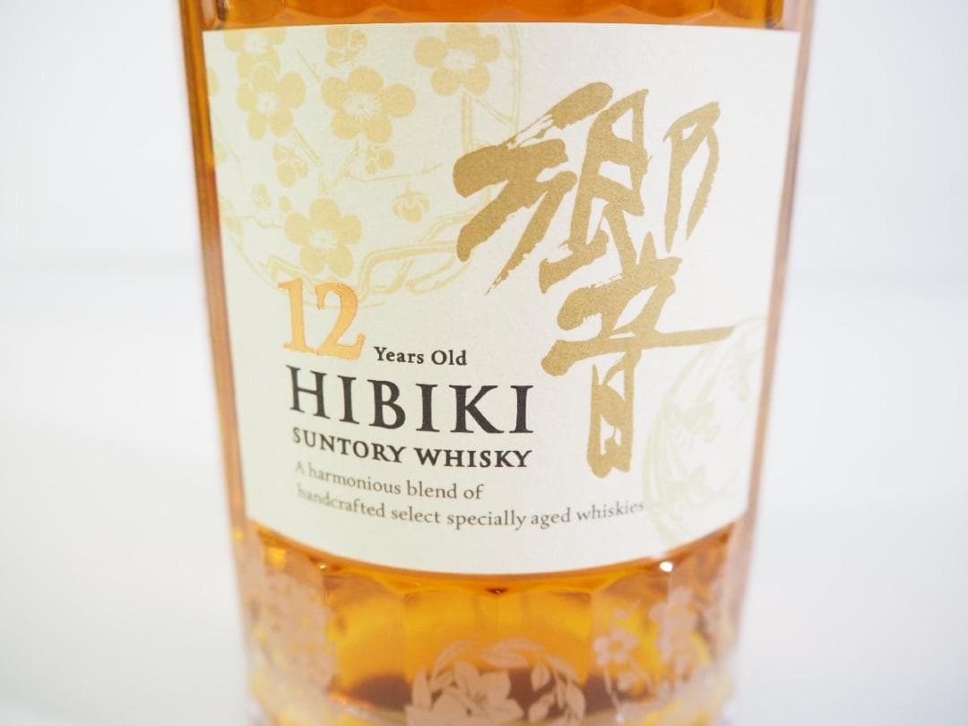 【未開栓】サントリー 響 12年 意匠ボトル 花鳥風月 700ml 43%