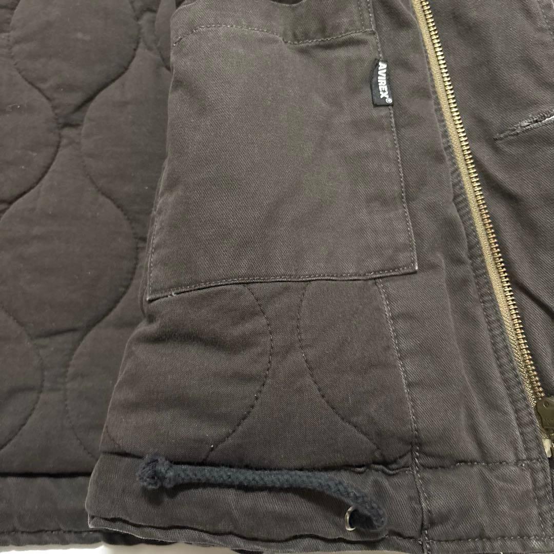 AVIREX ミリタリー N-1 デッキ ジャケット ボア M キルティング