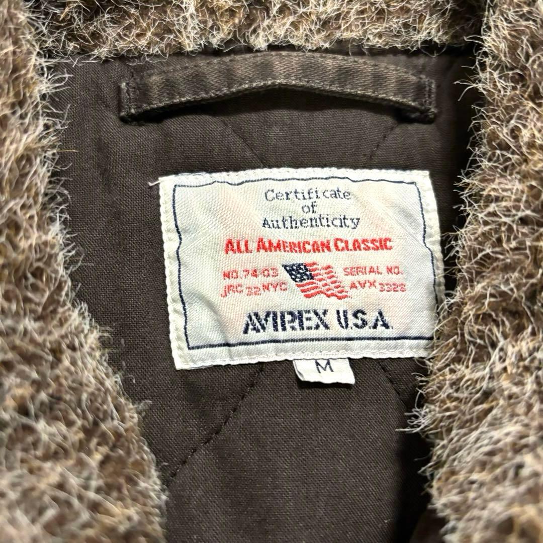 AVIREX ミリタリー N-1 デッキ ジャケット ボア M キルティング