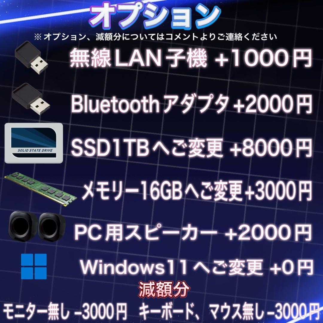 モンハンワイルズ高設定◎RTX3070搭載ゲーミングPCフルセット