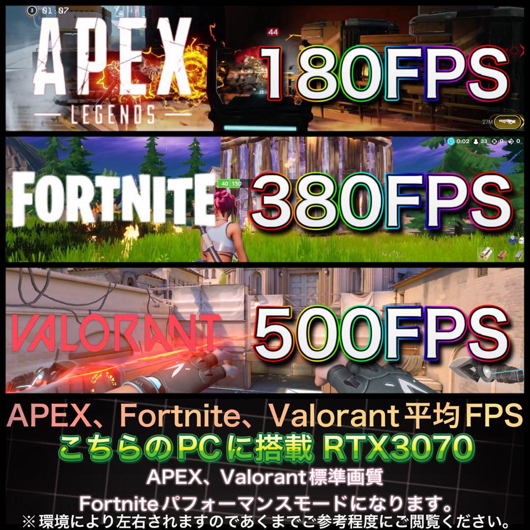 モンハンワイルズ高設定◎RTX3070搭載ゲーミングPCフルセット