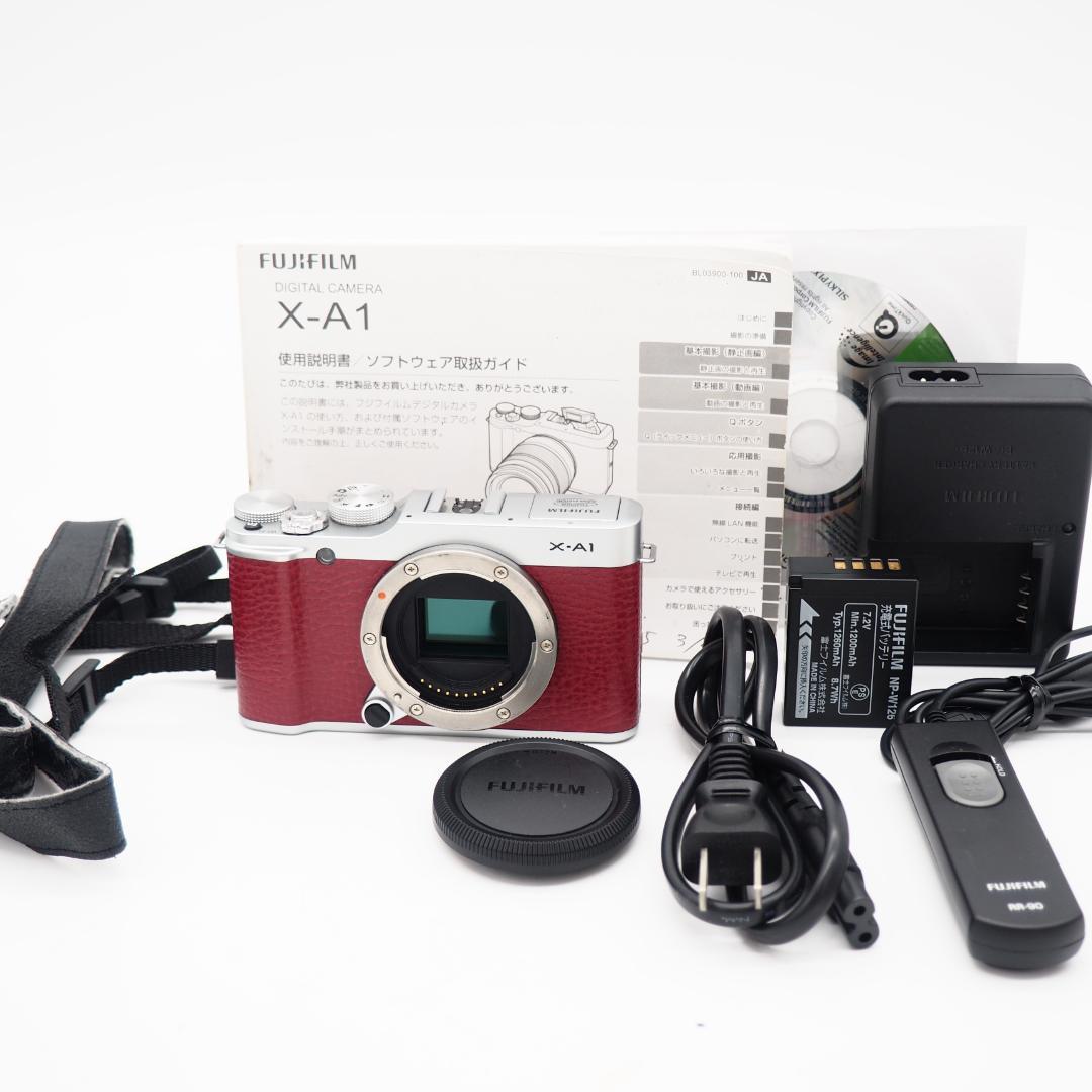 FUJIFILM X-A1 ボディ レッド フジフィルム