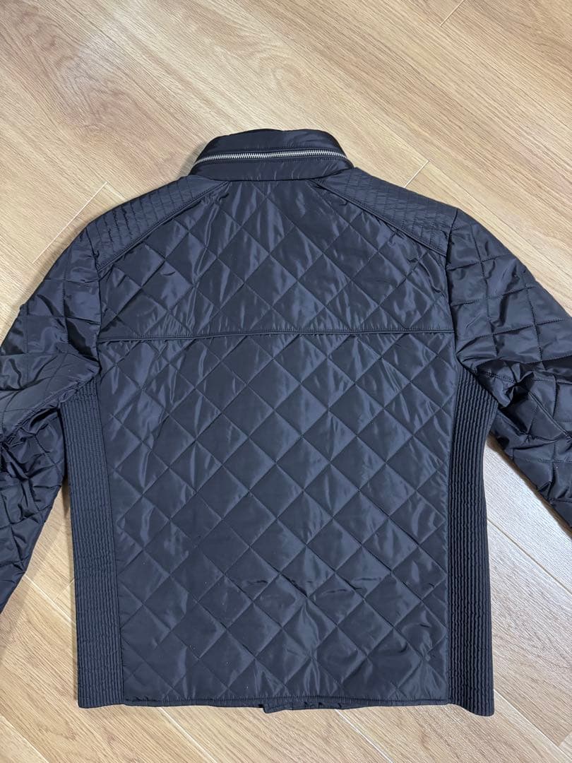 【極美品】PRADA ブラック キルティング ダウンジャケットブラックプラダ50