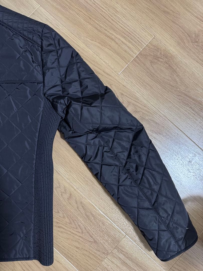 【極美品】PRADA ブラック キルティング ダウンジャケットブラックプラダ50