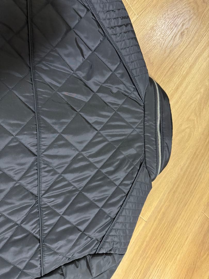 【極美品】PRADA ブラック キルティング ダウンジャケットブラックプラダ50