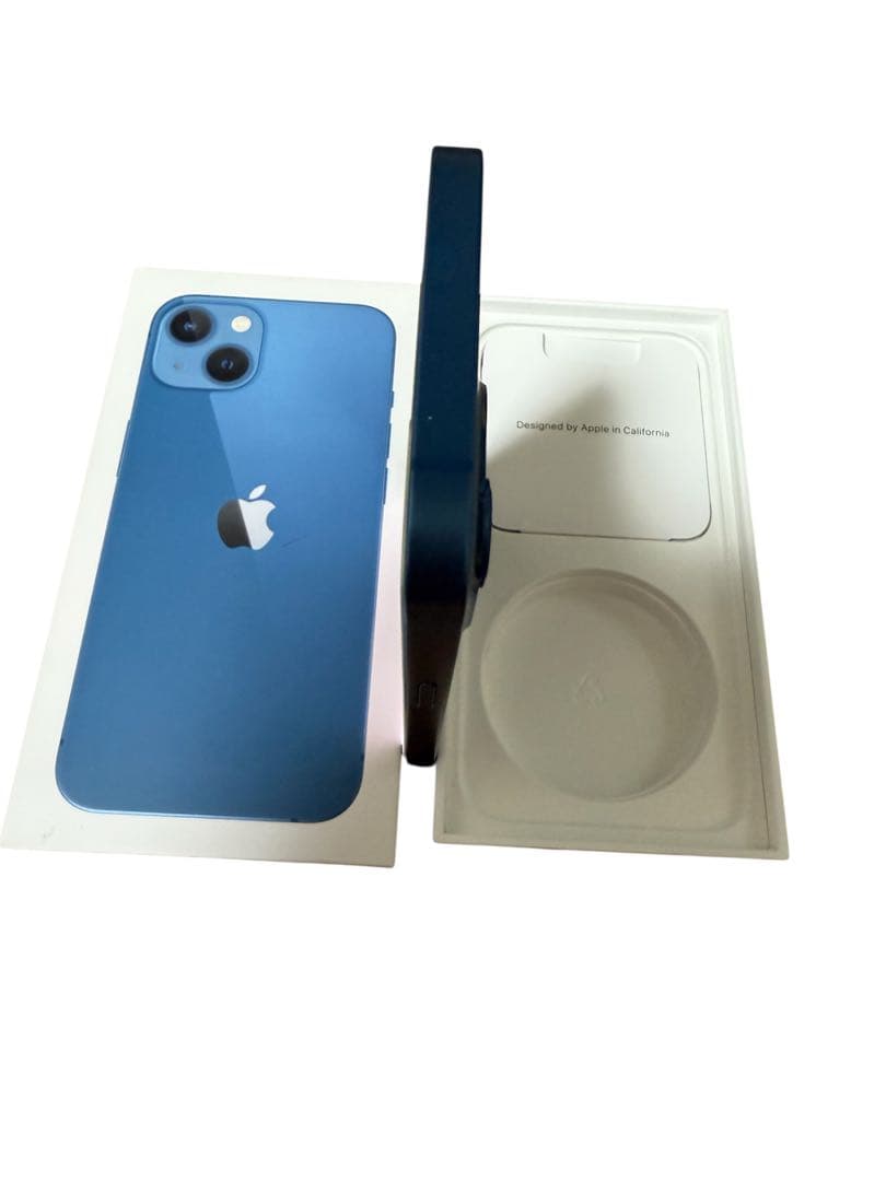【美品】iPhone13 128GB ブルー　SIMフリー　Apple