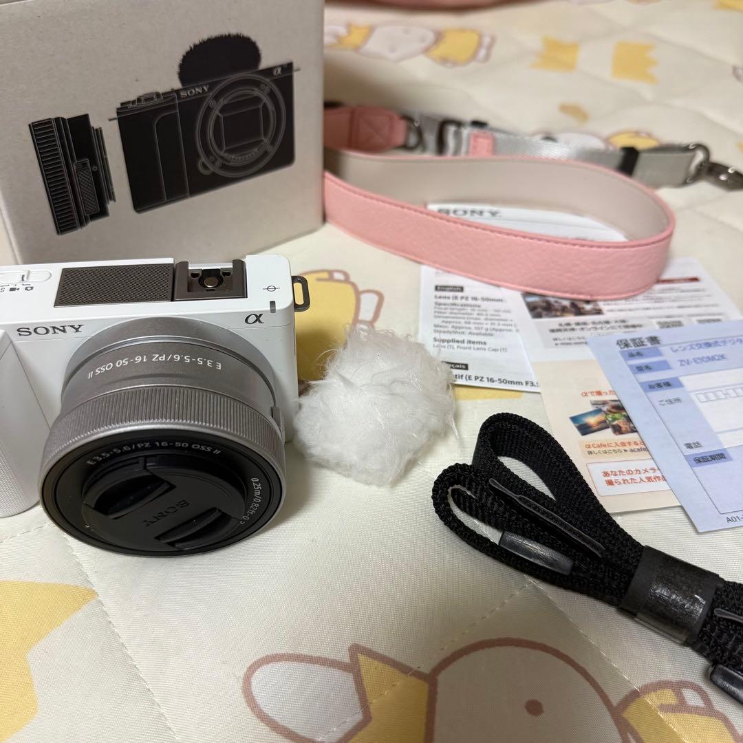 SONY ZV-E10 II ホワイト 16-50mmレンズ付き