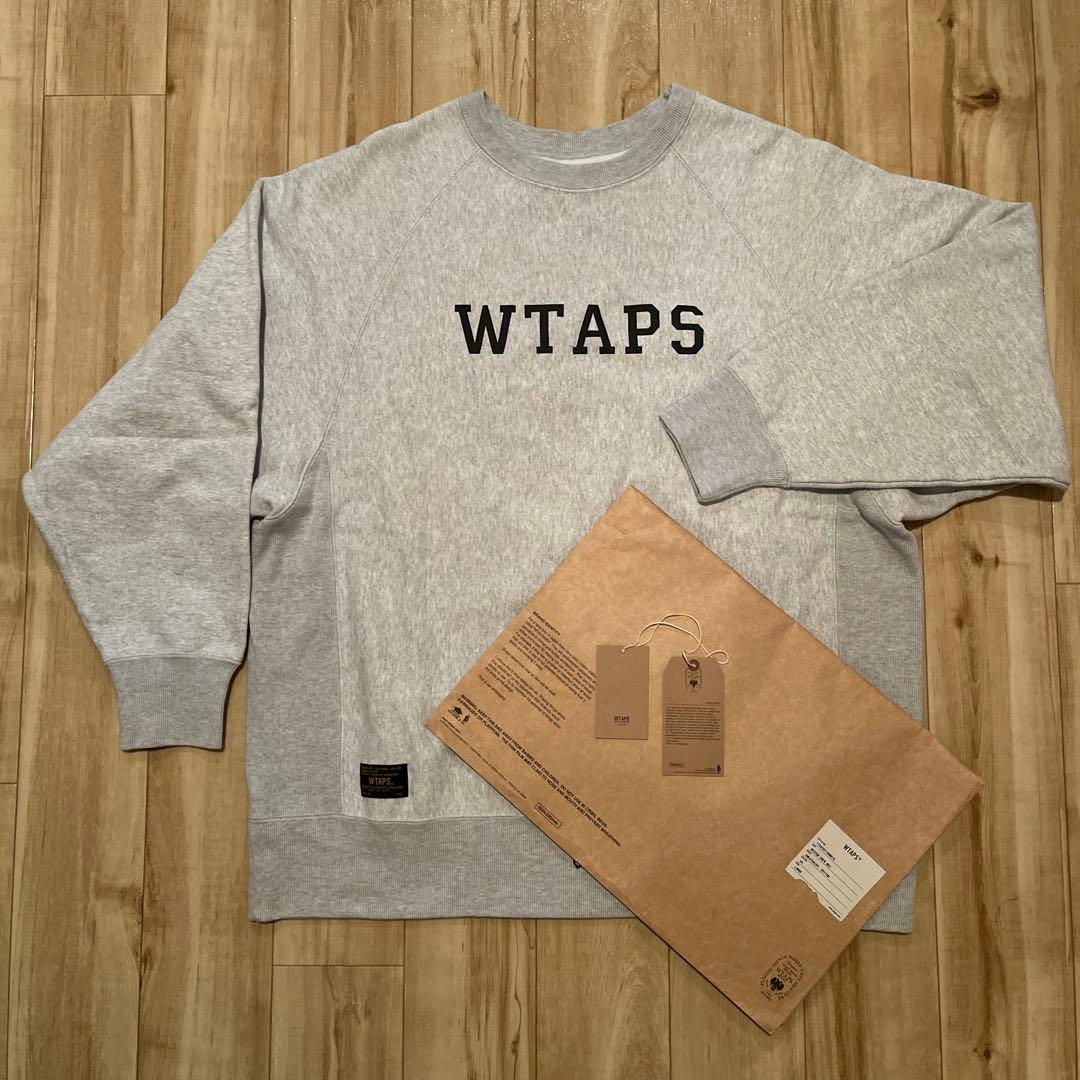 黒豆 WTAPS ダブルタップス スウェット カレッジ グレー L