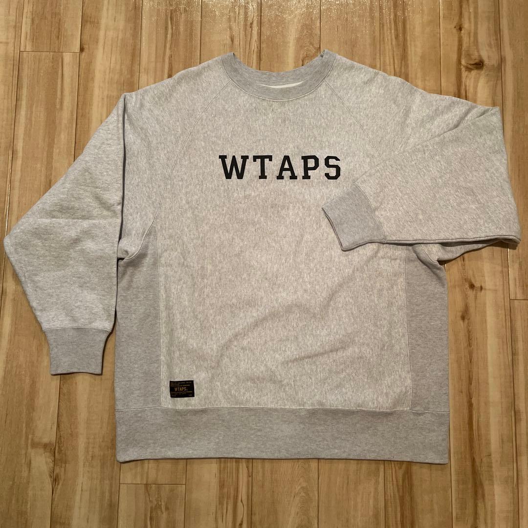 黒豆 WTAPS ダブルタップス スウェット カレッジ グレー L