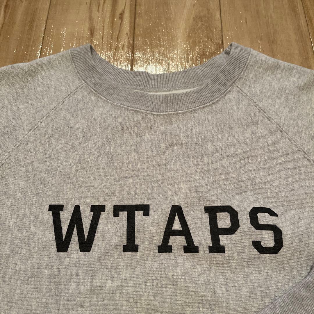 黒豆 WTAPS ダブルタップス スウェット カレッジ グレー L