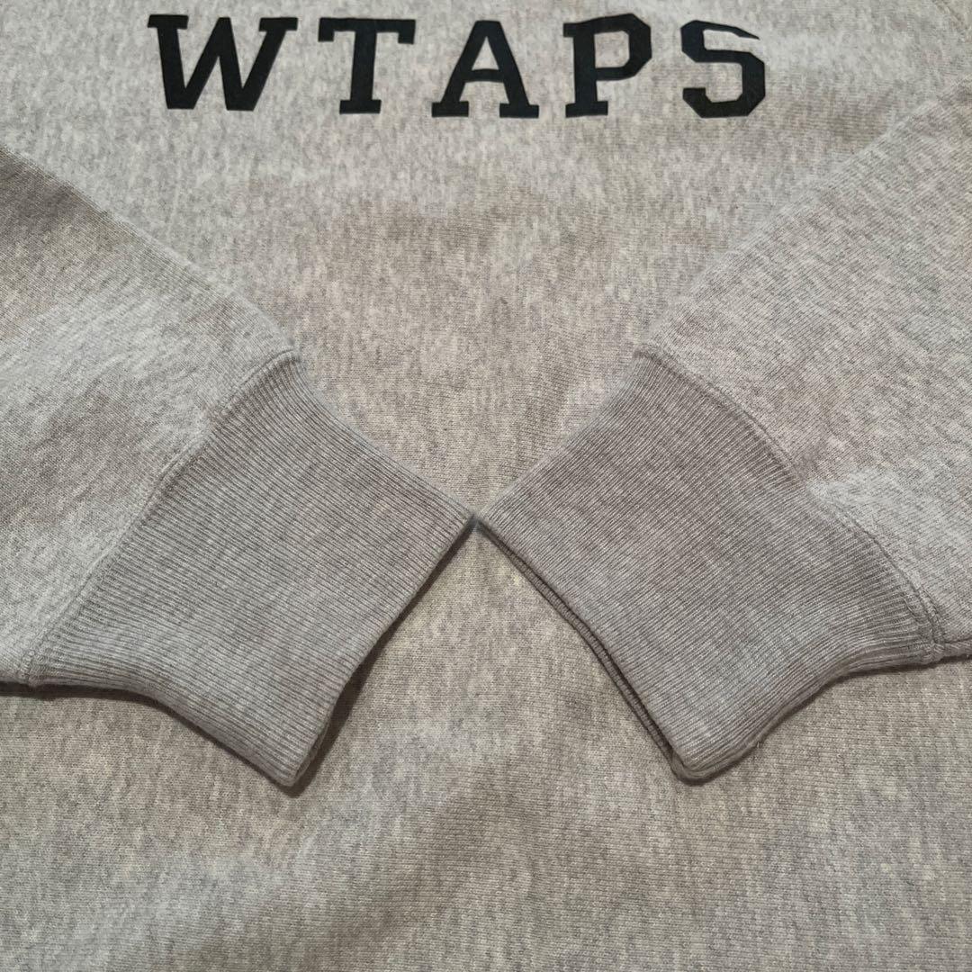 黒豆 WTAPS ダブルタップス スウェット カレッジ グレー L