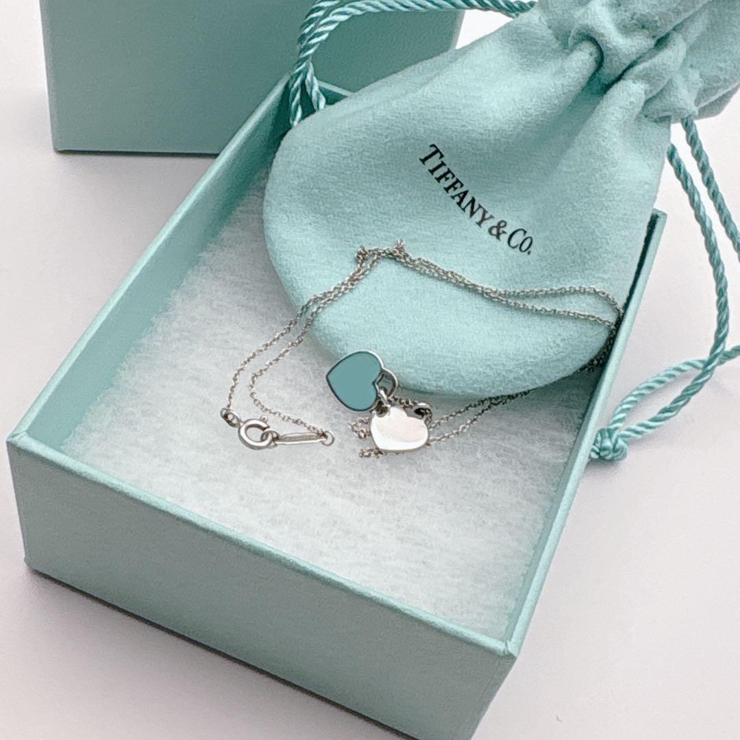 美品✨ TIFFANY&Co. リターン トゥ ティファニー ダブルハート