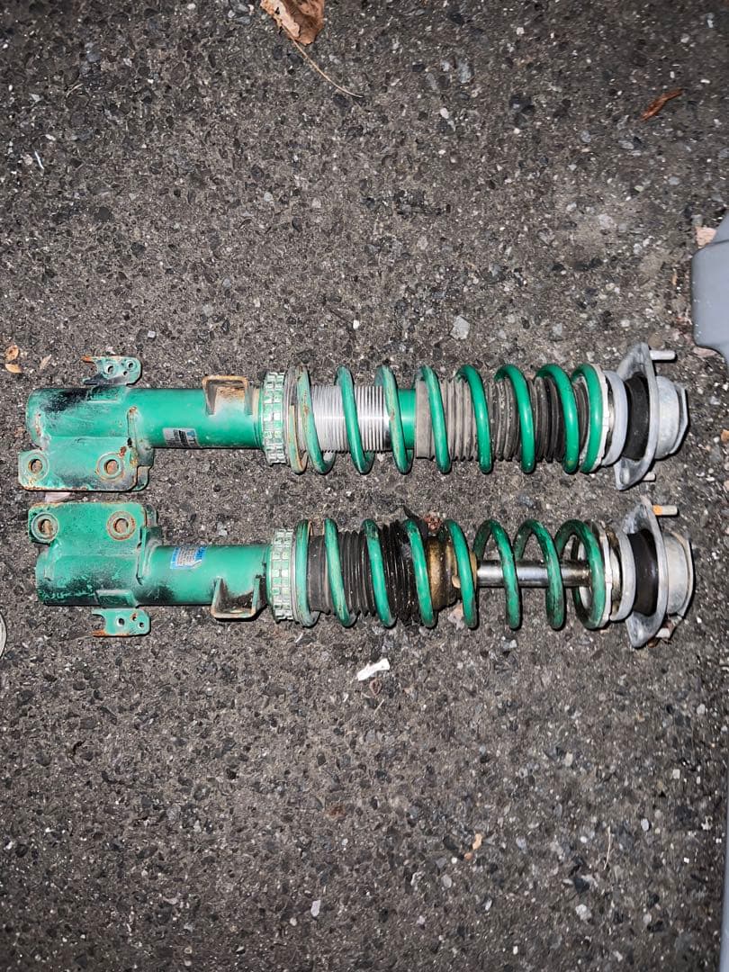 L375Sタント　テイン車高調+他車種リアバネ流用セット　嫁車車高短顔真赤キット