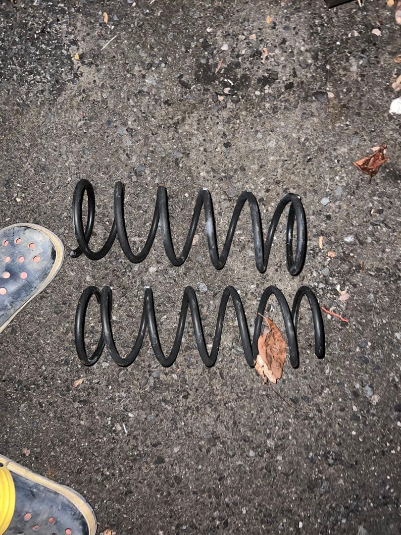 L375Sタント　テイン車高調+他車種リアバネ流用セット　嫁車車高短顔真赤キット