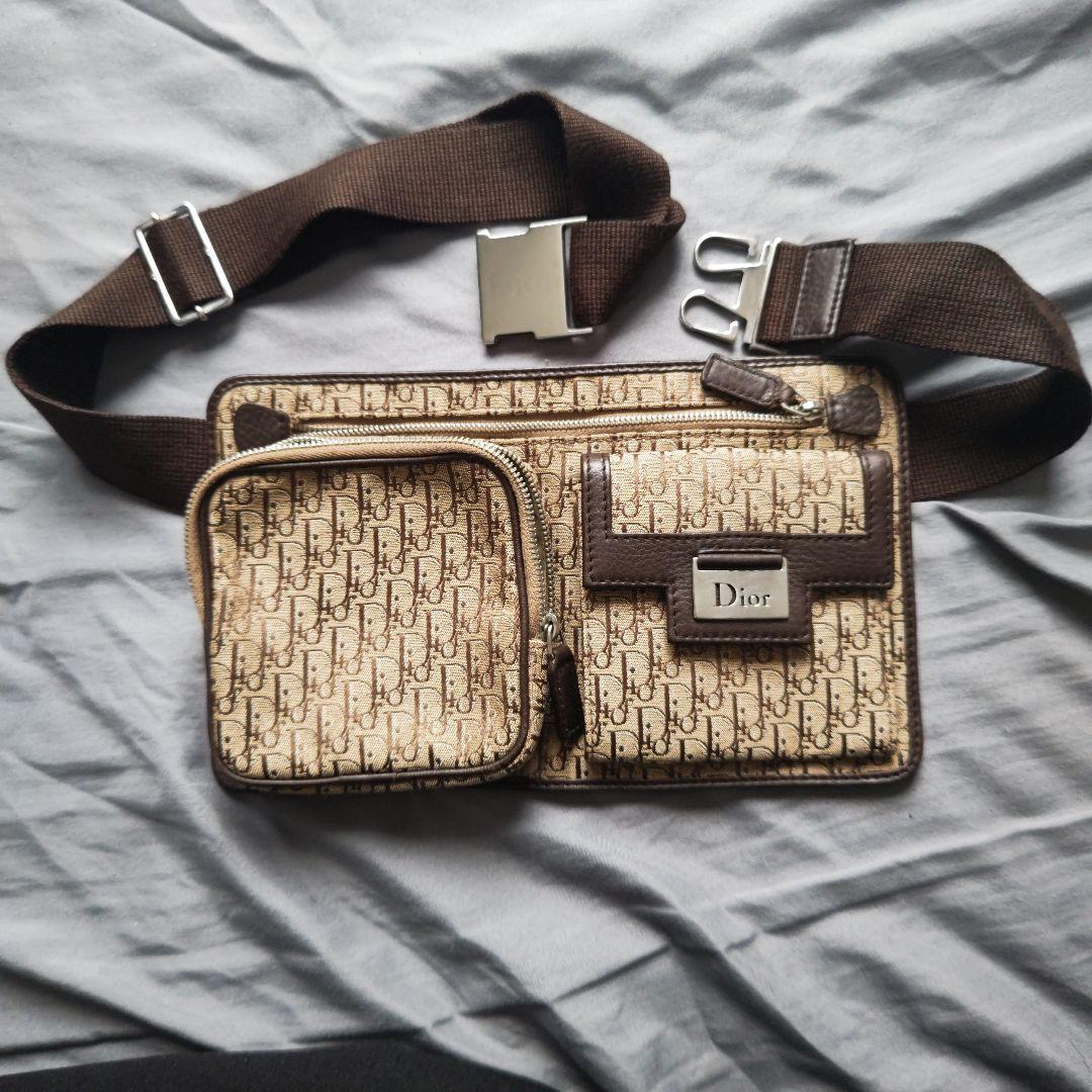 Dior モノグラムショルダーバッグ男女兼用