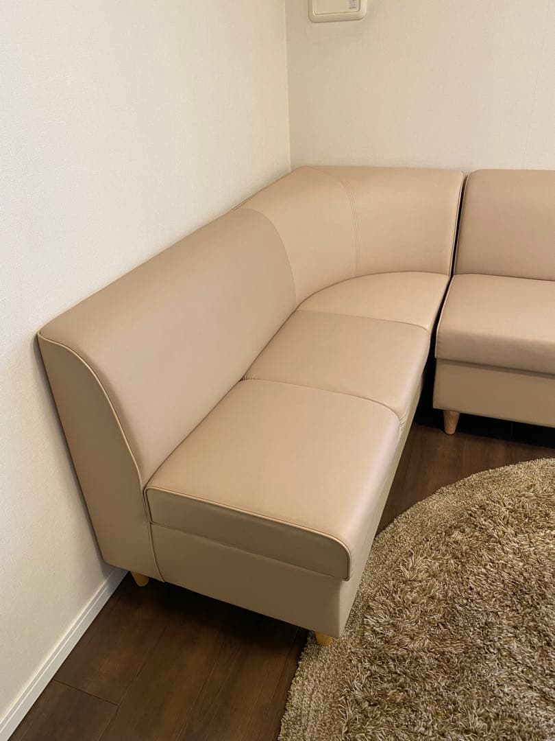 ほぼ未使用　コーナーソファ①