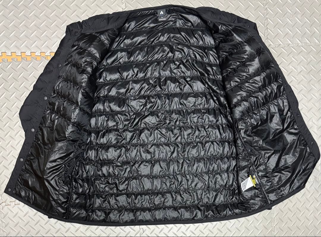 mont-bell モンベル スペリオダウン ラウンドネックジャケット ブラック