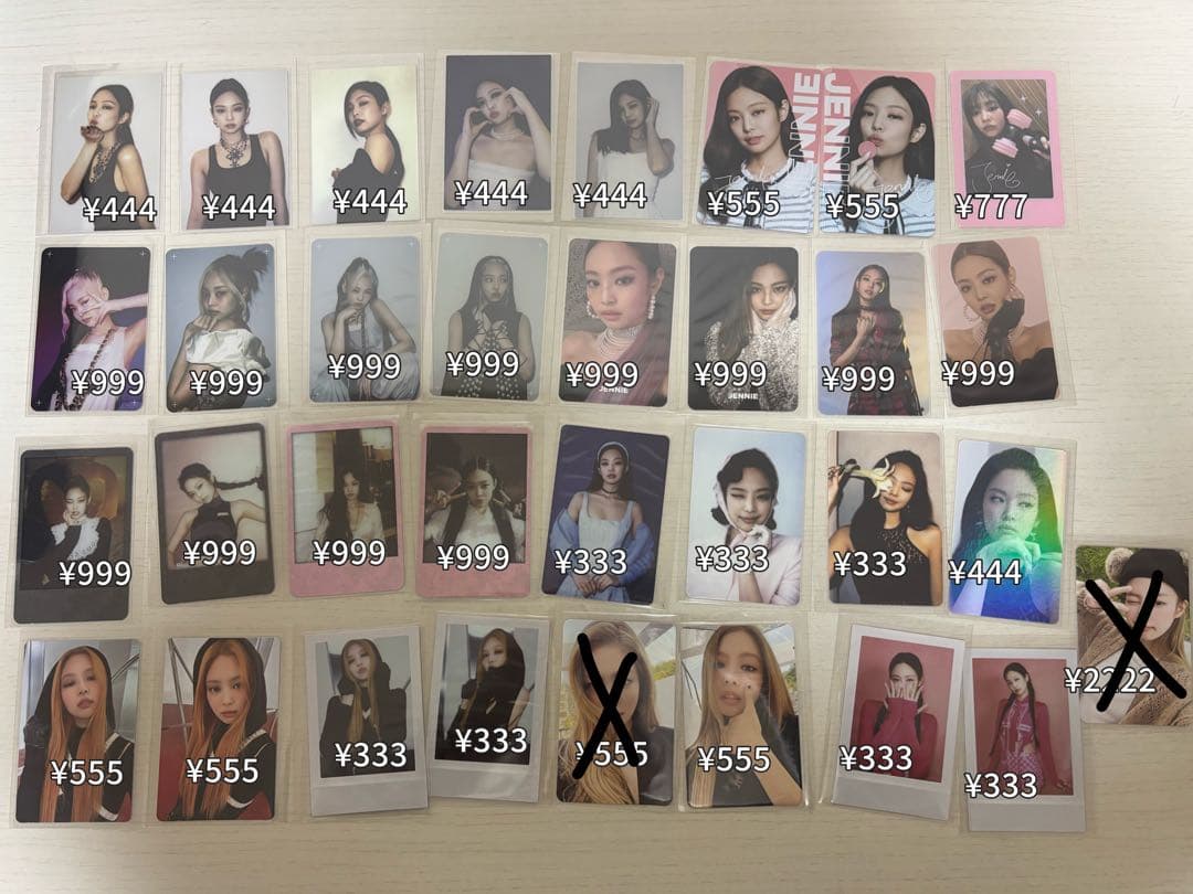 BLACKPINK ジェニ　トレカ　まとめ売り