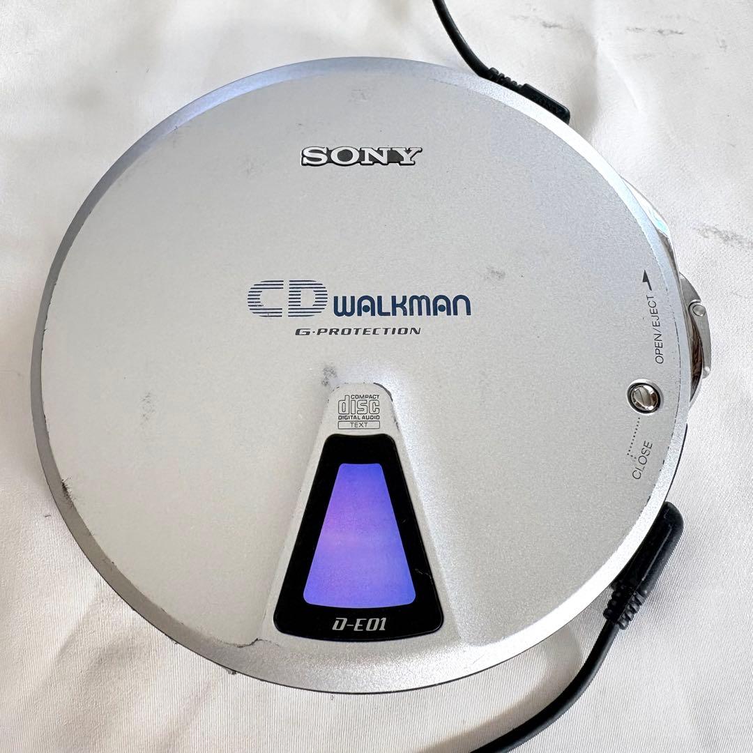 SONY CD WALKMAN D-E01 高音質 スロットイン純正リモコン付
