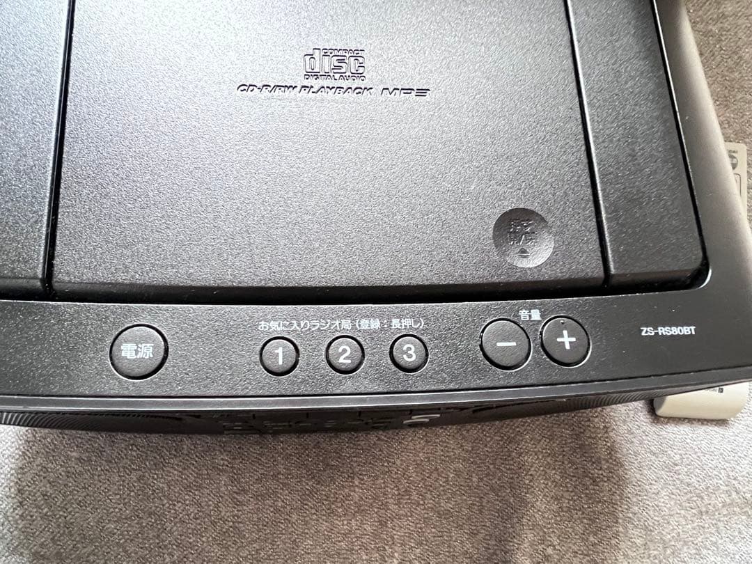 ソニー　ZS-RS80BT CDプレーヤー