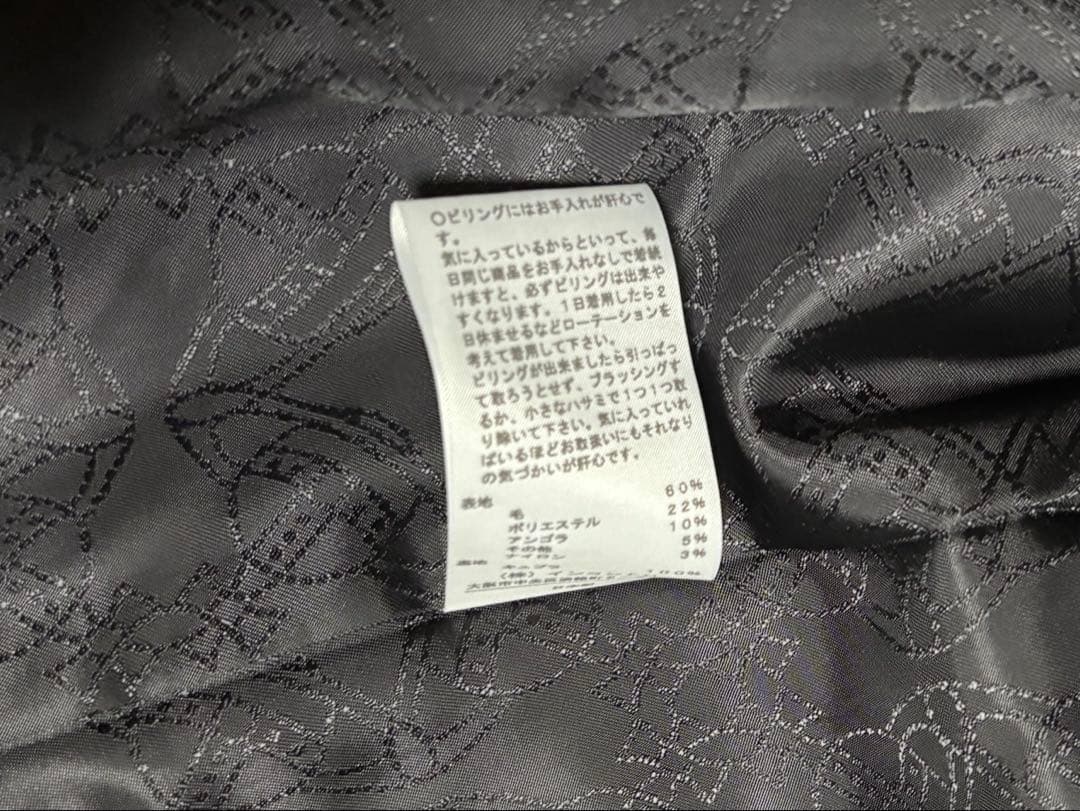 Vivienne Westwood ヴィヴィアンウエストウッド　コート ブラック