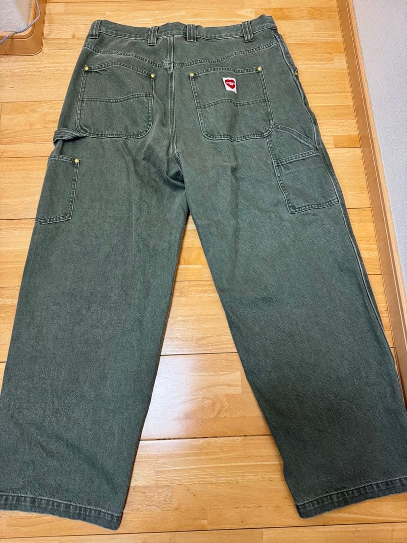 大人気Carhartt WIPのナッシュダブルニーパンツ　カーキ