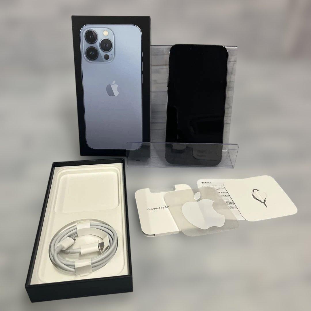 k1199iphone13Pro128GBシエラブルーバッテリー最大容量 81％