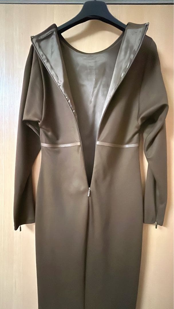 maxmaraオリーブグリーン 長袖ワンピース