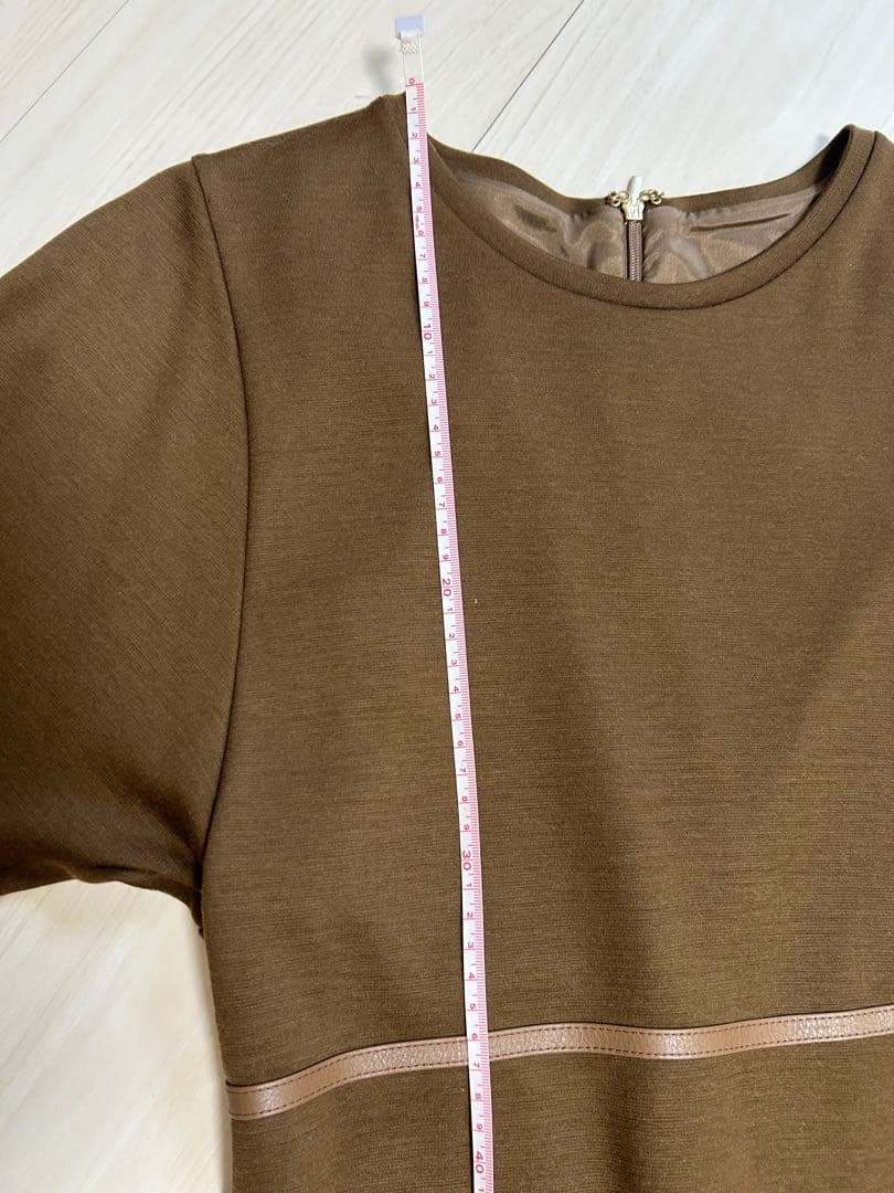 maxmaraオリーブグリーン 長袖ワンピース