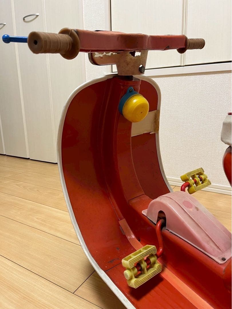 VESPA ペダル式三輪車 ブリキ玩具 置物