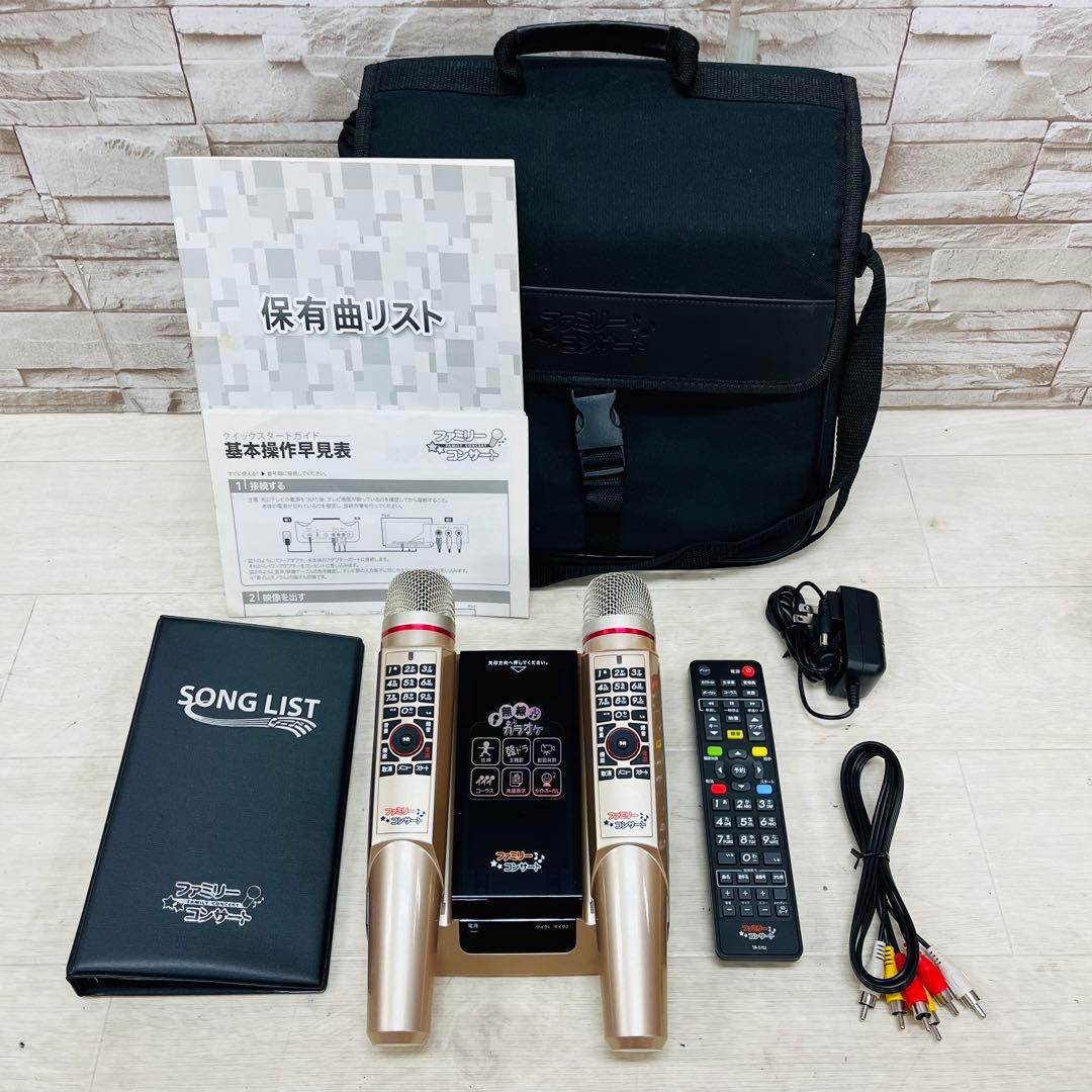 美品 TJMジャパン ファミリーコンサート 家庭用カラオケセット