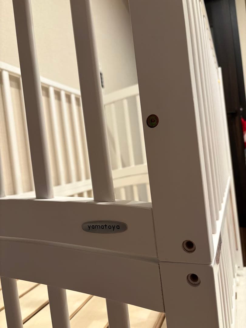 yamatoya 大和屋　エルユー　プレイペン ベッド（白）