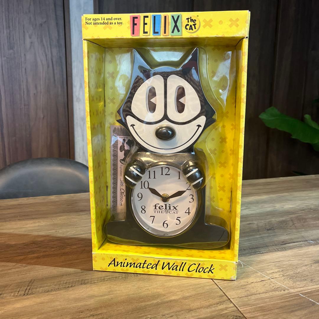 新品未使用　フィリックス・ザ・キャット 振り子時計 掛け時計 FELIX