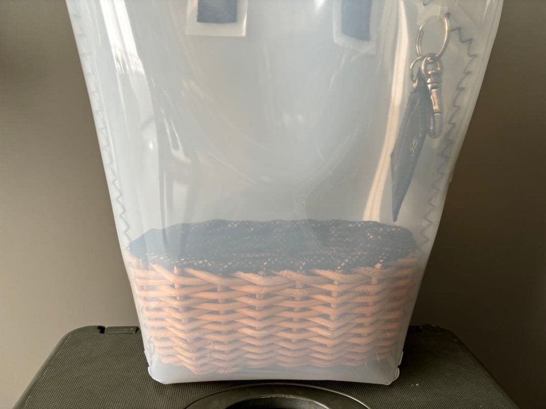 eb.a.gos エバゴス　かごバッグ　ミルク・ヘイジーバスケット