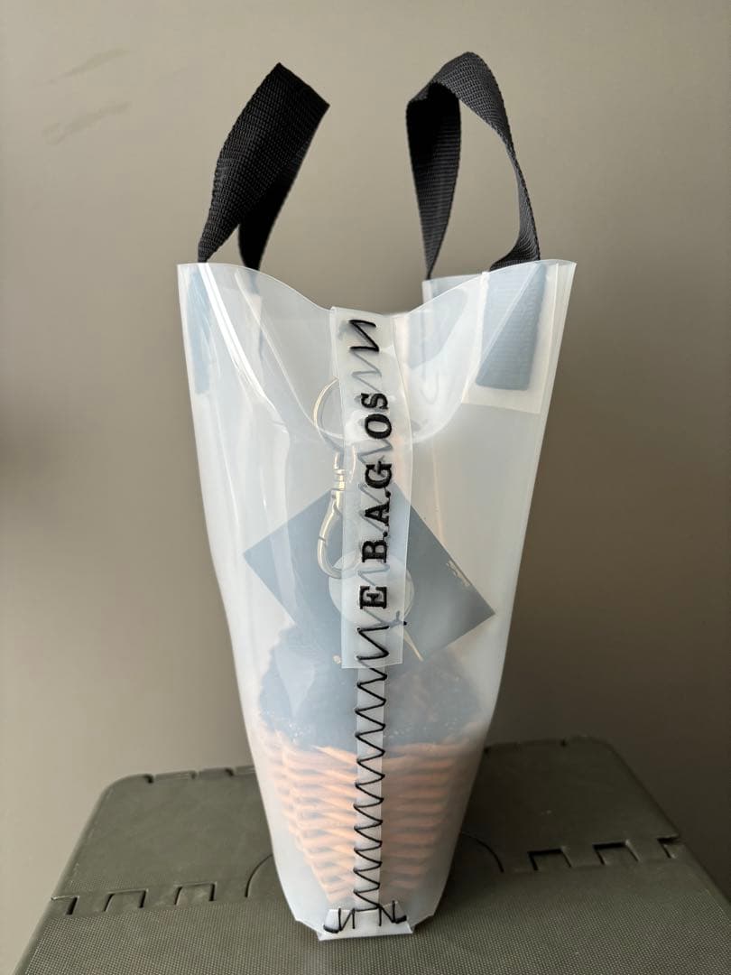 eb.a.gos エバゴス　かごバッグ　ミルク・ヘイジーバスケット