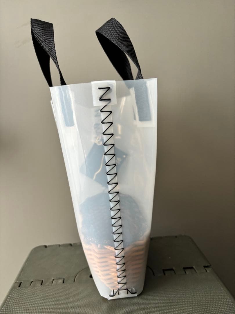 eb.a.gos エバゴス　かごバッグ　ミルク・ヘイジーバスケット