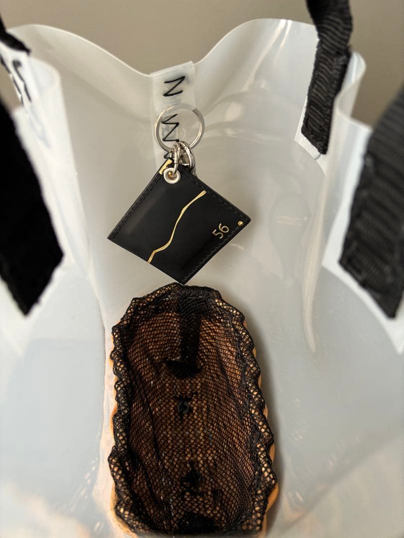 eb.a.gos エバゴス　かごバッグ　ミルク・ヘイジーバスケット