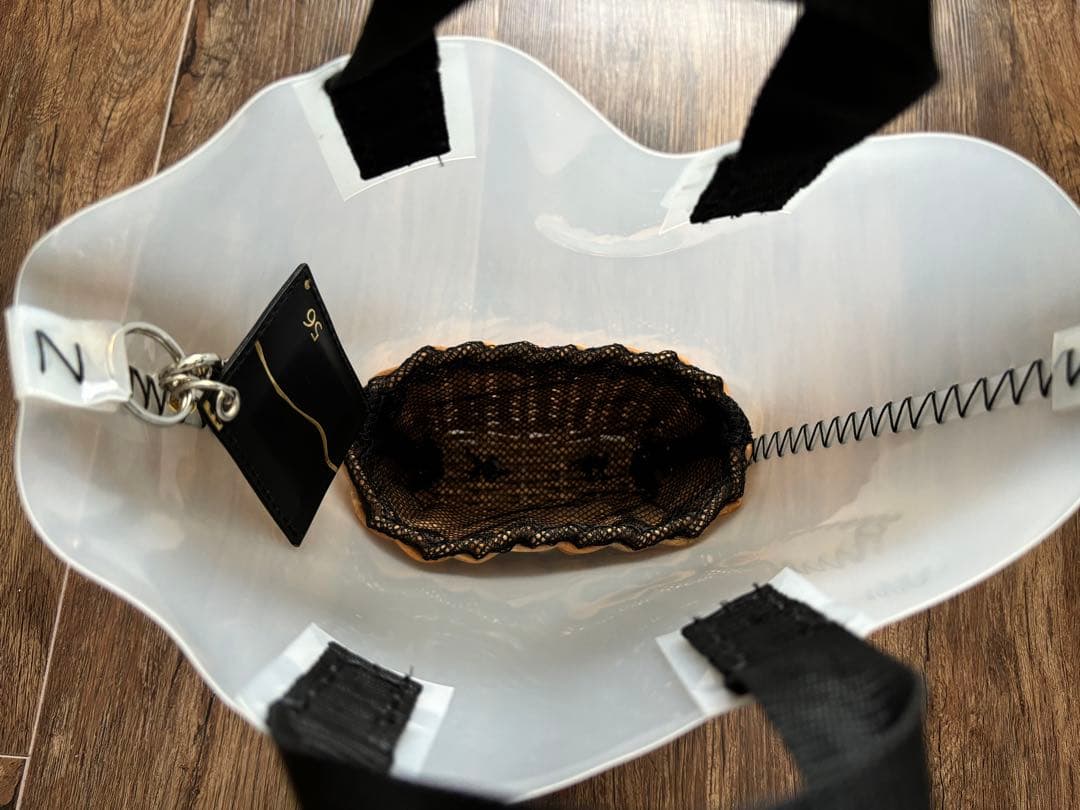 eb.a.gos エバゴス　かごバッグ　ミルク・ヘイジーバスケット