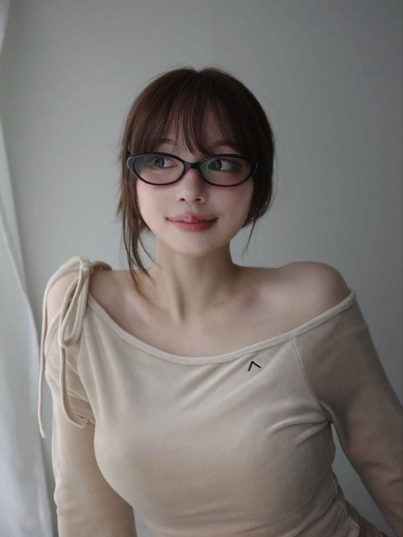 andmary AM1552　Ruth velour tops