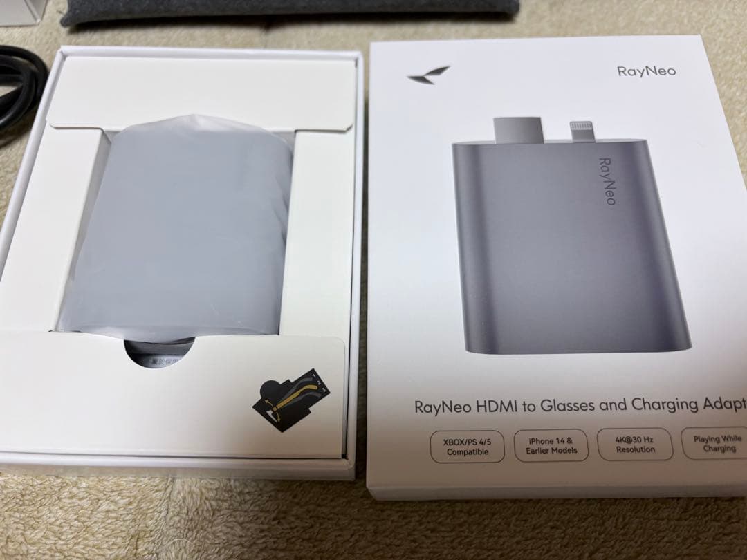 RayNeo Air 3s Pro ARグラス アダプタ付き