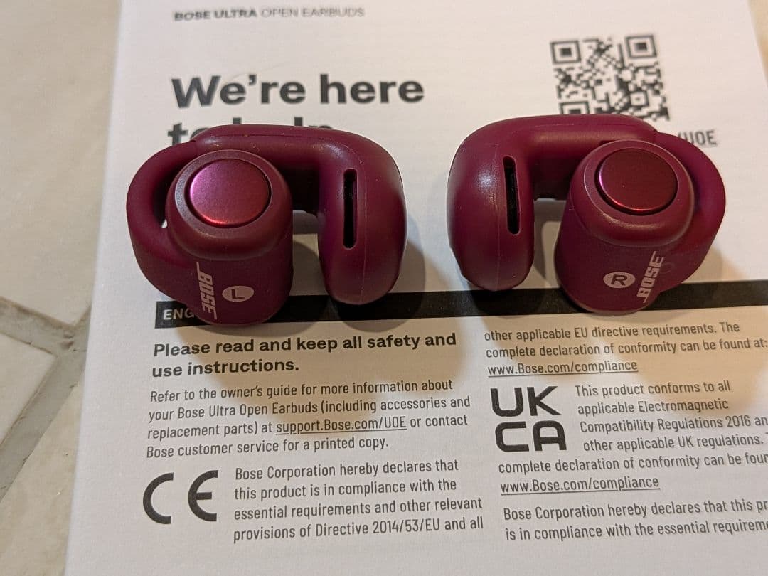 BOSE ボーズ Ultra Open Earbuds ディーププラム