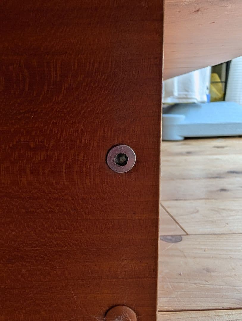 DP　木製ダブルベッドフレーム 約130cm幅