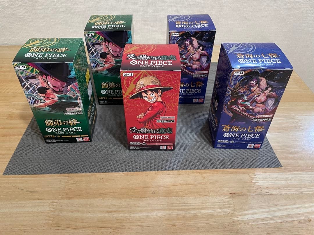 パ*ク様 新品未開封テープ付き　受け継がれる意志　蒼海の七傑　師弟の絆　全部で5