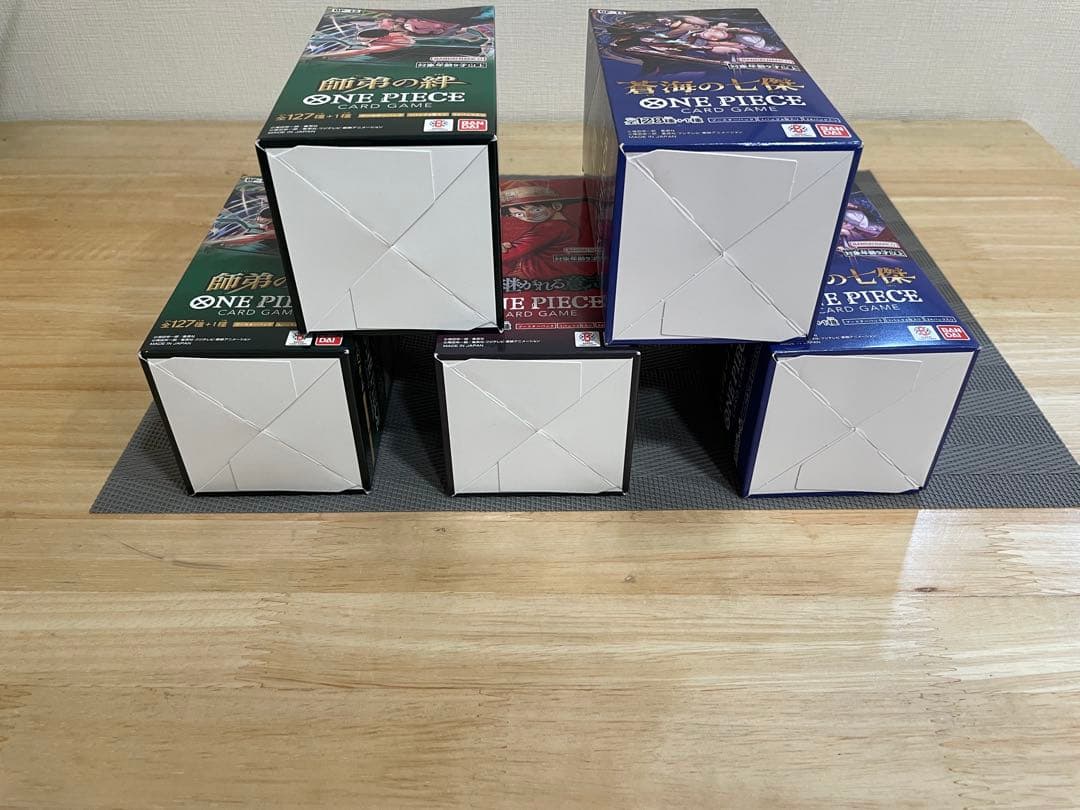 パ*ク様 新品未開封テープ付き　受け継がれる意志　蒼海の七傑　師弟の絆　全部で5