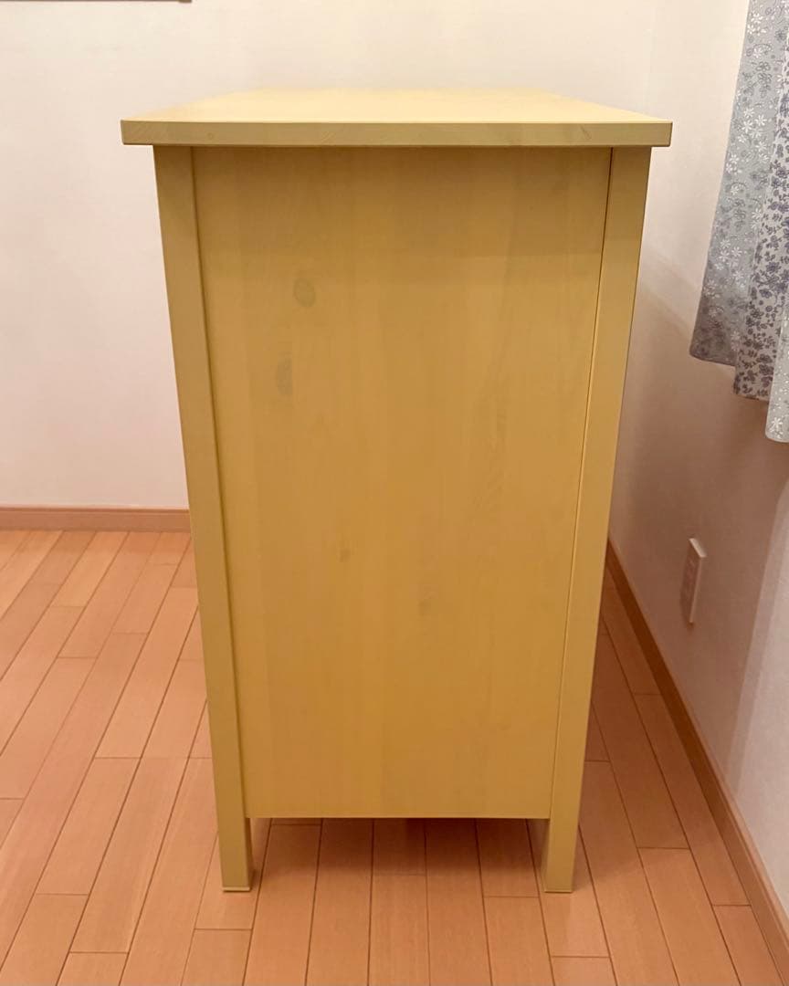IKEA HEMNES イケア ヘムネス 3段 チェスト イエロー