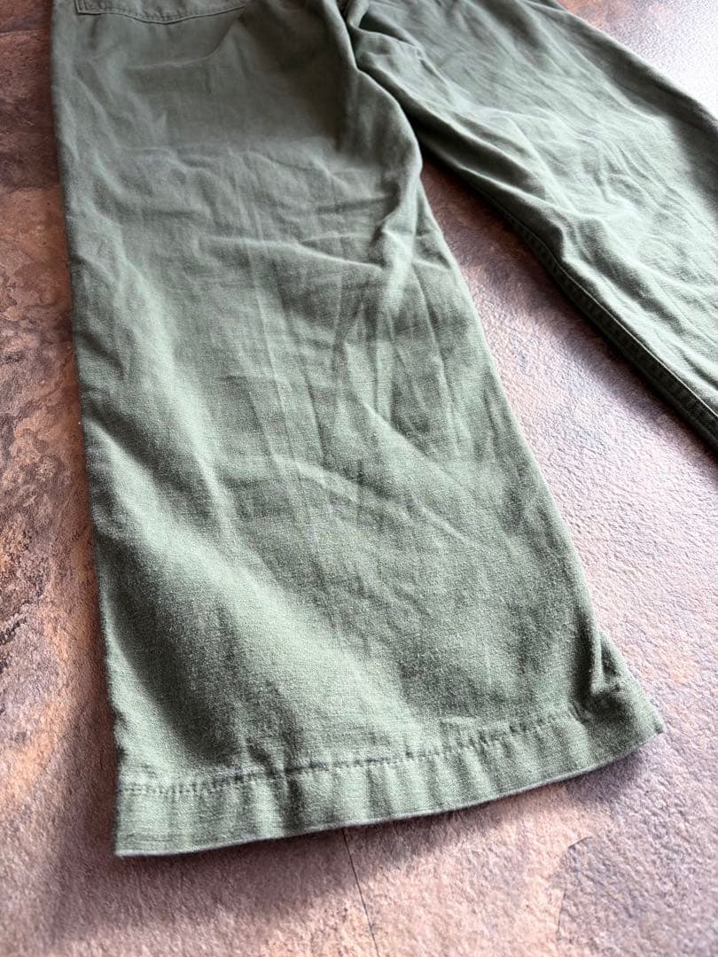 60s 後期 US ARMY ベイカーパンツ 実寸W34L29 ミリタリーパンツ