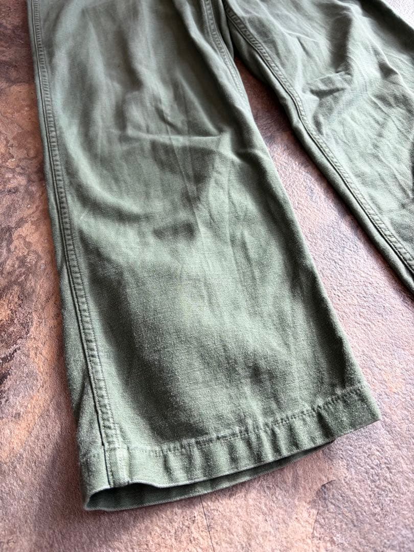60s 後期 US ARMY ベイカーパンツ 実寸W34L29 ミリタリーパンツ