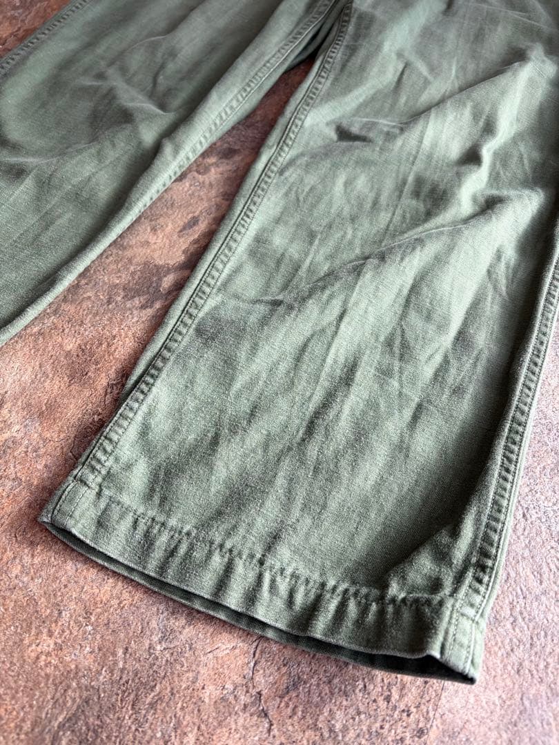 60s 後期 US ARMY ベイカーパンツ 実寸W34L29 ミリタリーパンツ