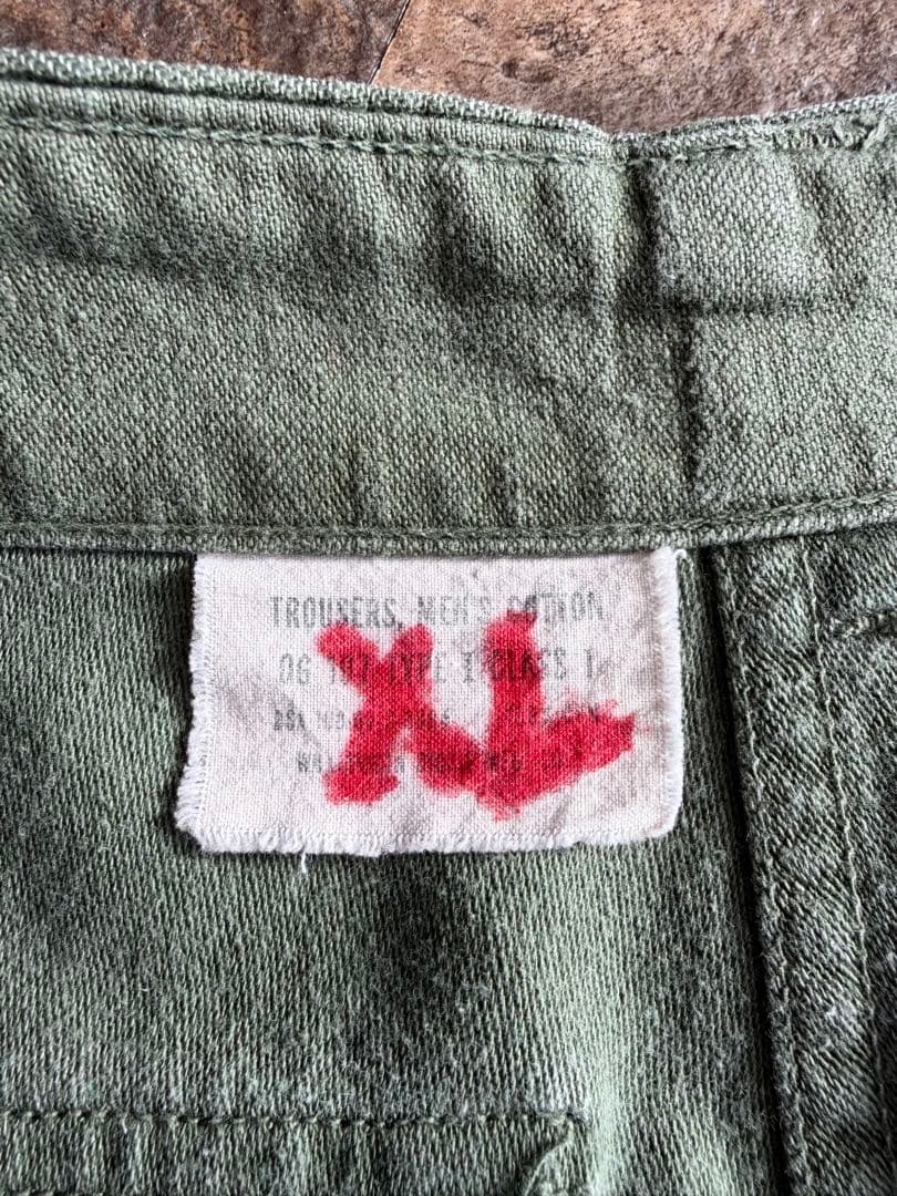 60s 後期 US ARMY ベイカーパンツ 実寸W34L29 ミリタリーパンツ